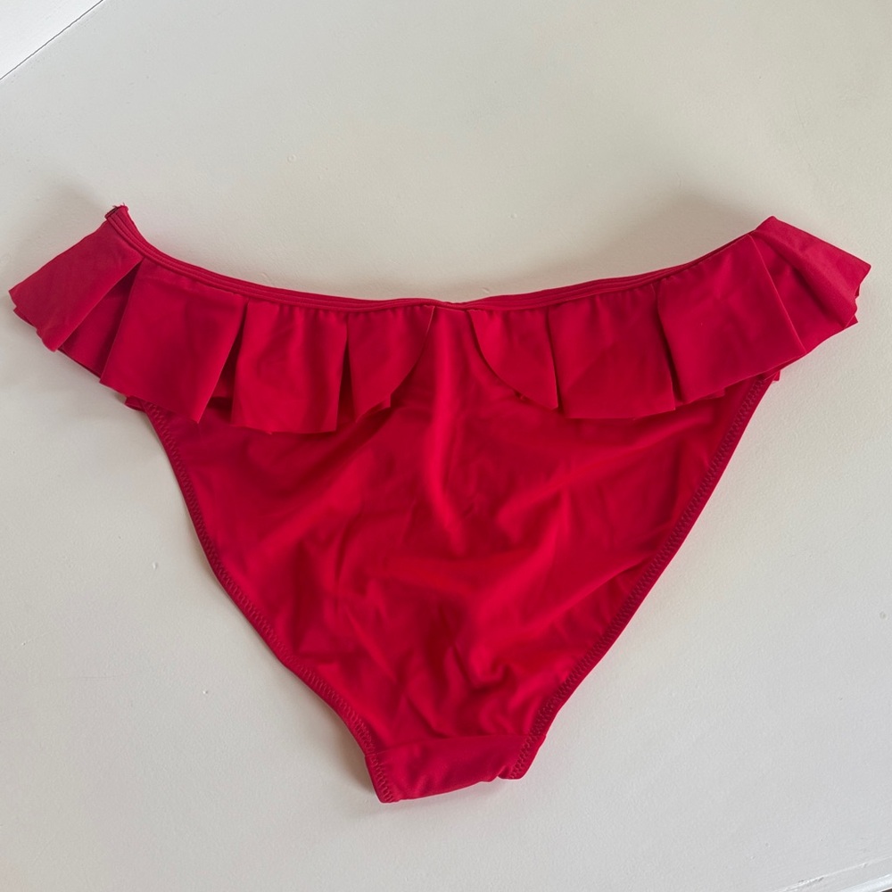 Pour Moi XL Red Ruffle Bikini Bottom - Picture 3 of 3